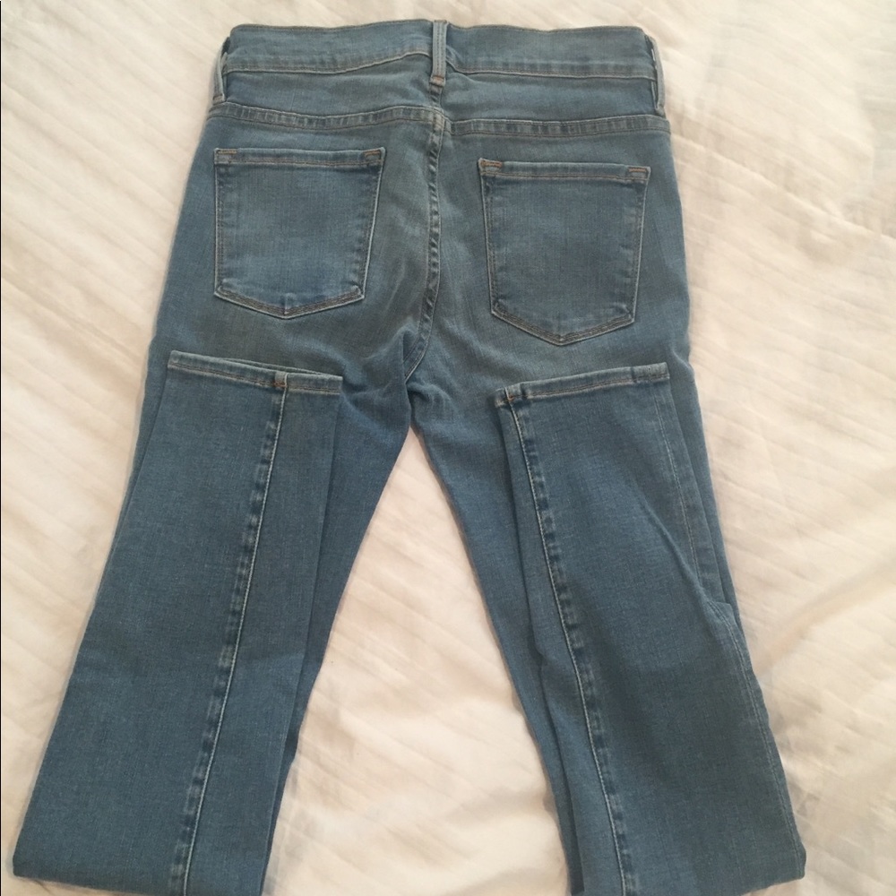 π FRAME Denim le skinny jeans π sz 25 highland - Picture 5 of 6